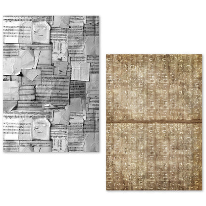 A5 Tissue Paper Set – 24 Sheets Music Sheet