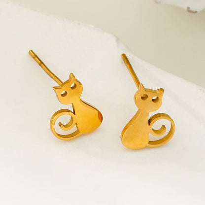 MIAOU : Boucles d'oreilles chat