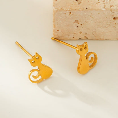 MIAOU : Boucles d'oreilles chat