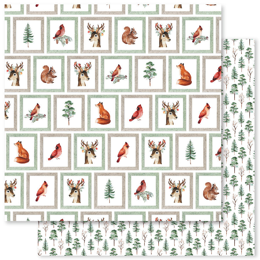 Joyeux Noël petits motifs Collection de papiers 30,5x30,5 cm 30531