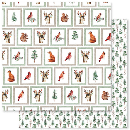 Joyeux Noël petits motifs Collection de papiers 30,5x30,5 cm 30531