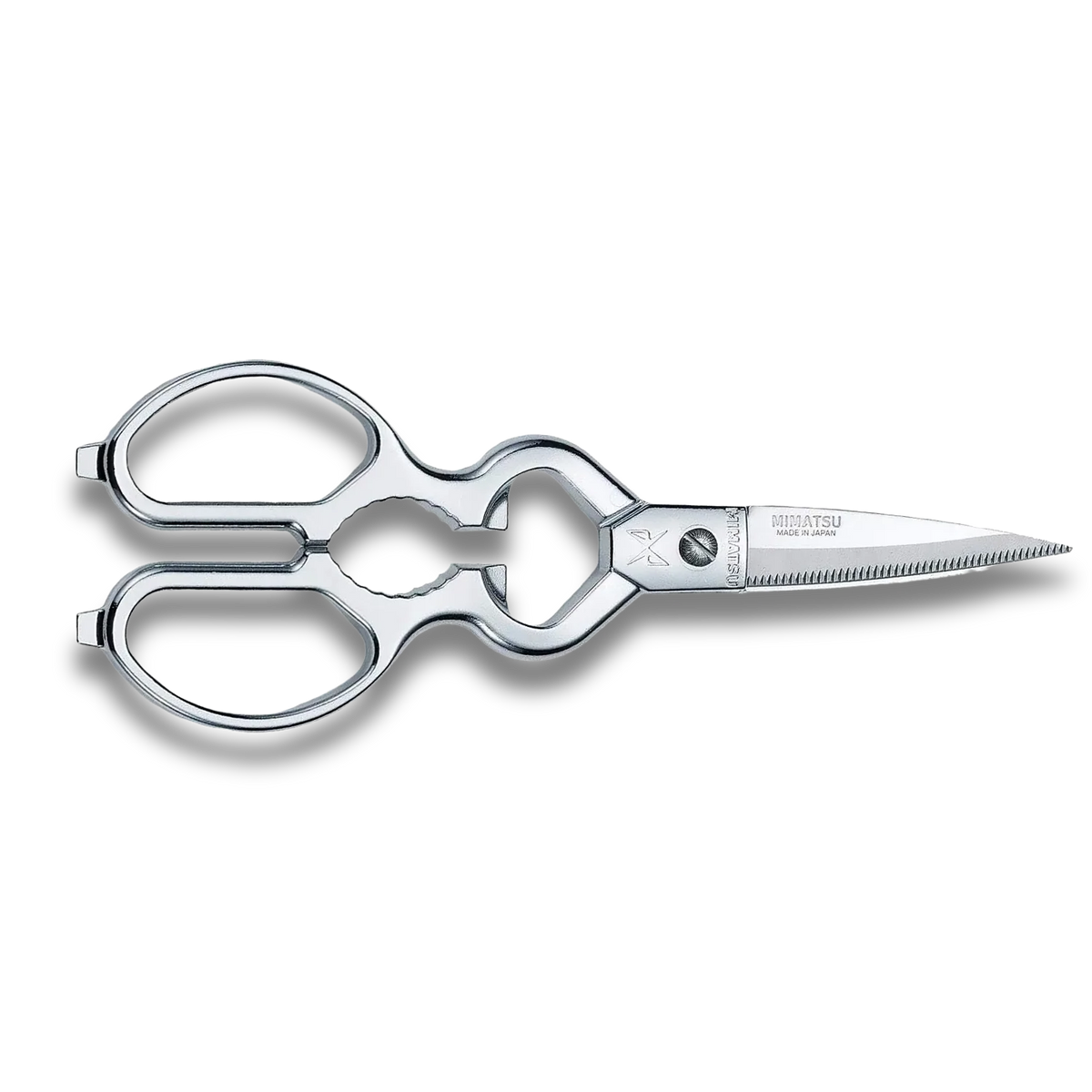 MIMATSU Stainless Steel Kitchen Scissors – Screw-Type | Japan
