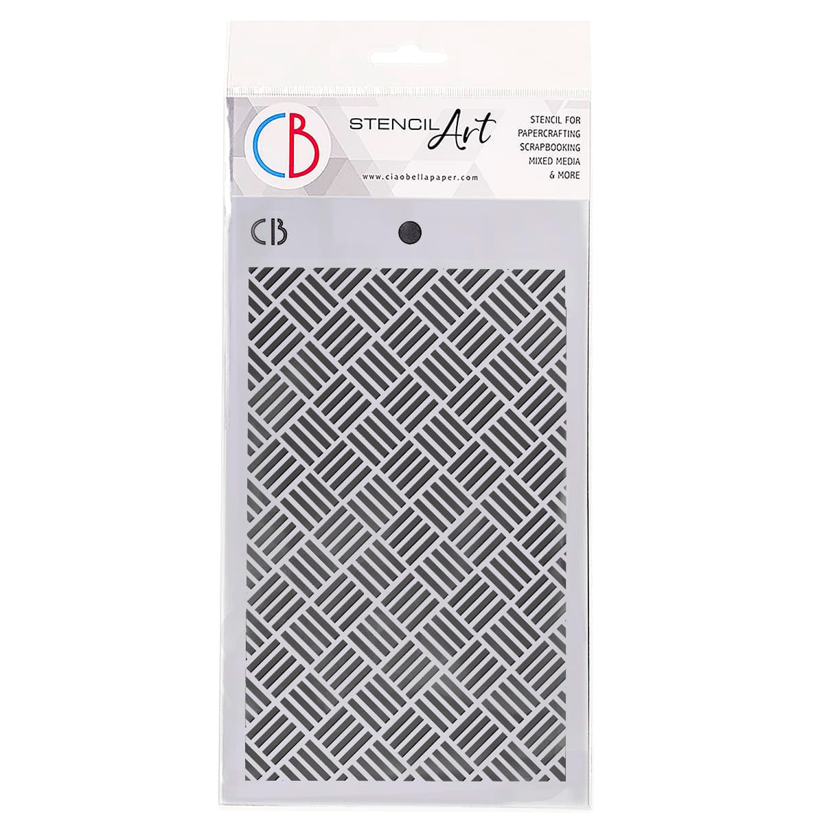 Pochoir à texture Ciao Bella 12,7 x 20,3 cm Tapis