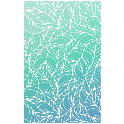 Ciao Bella Pochoir Texturé 12,7x20,3 cm Feuilles Ondulées