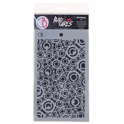 Pochoir de texture 5"x8" Rondelles
