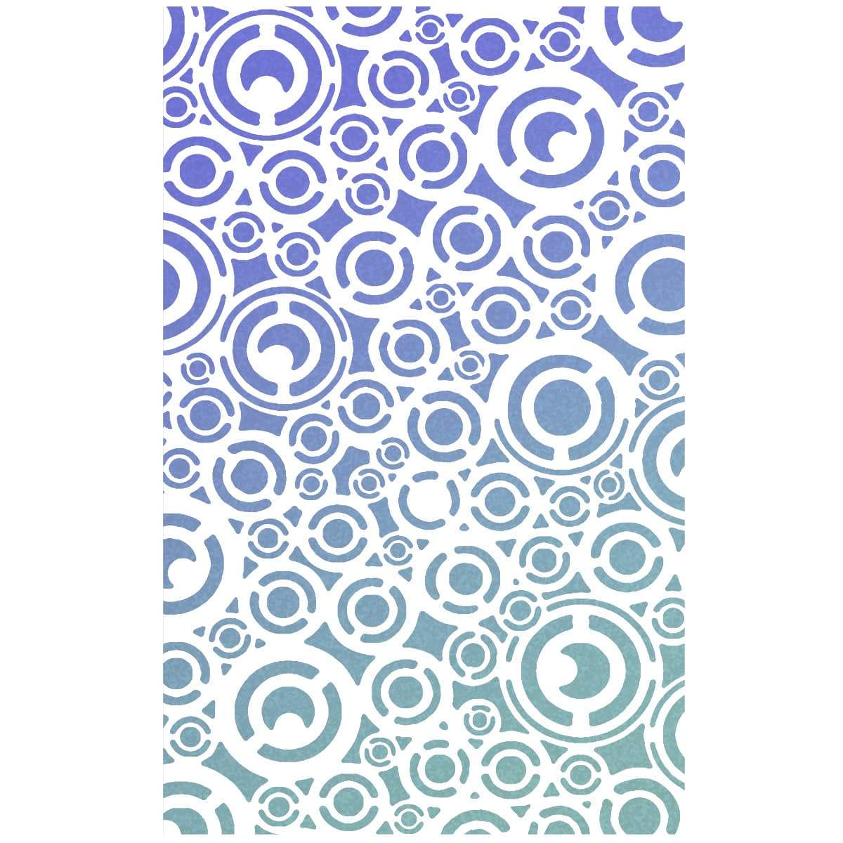 Pochoir de texture 5"x8" Rondelles