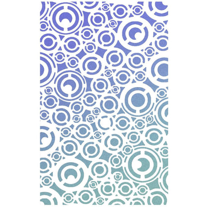 Pochoir de texture 5"x8" Rondelles