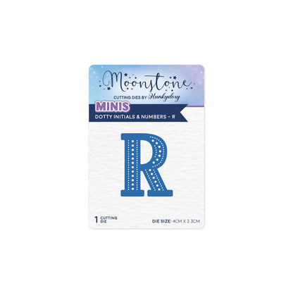 Matrices de découpe « Moonstone Dies » – Initiales et chiffres fantaisie – R