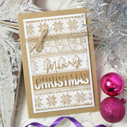 Moonstone Embossing Folders - Fabulous Fair Isle
