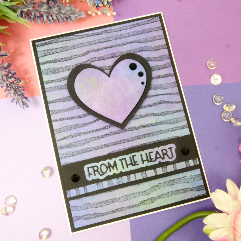 Moonstone Embossing Folders - Rayures vieillies