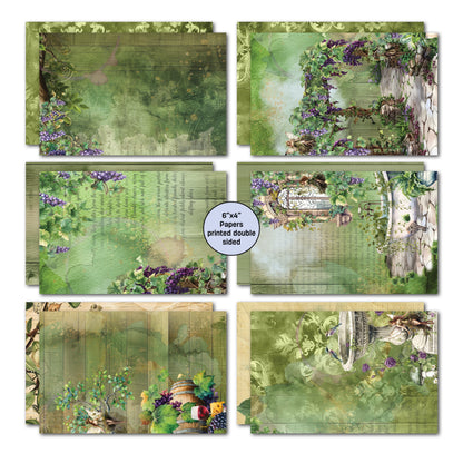 Pack de cartes 3Quarter Designs Magical Vines 15x10 cm