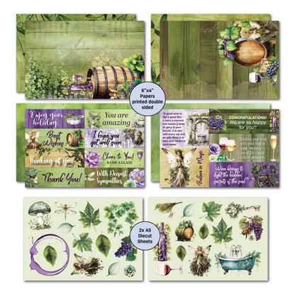 Pack de cartes 3Quarter Designs Magical Vines 15x10 cm
