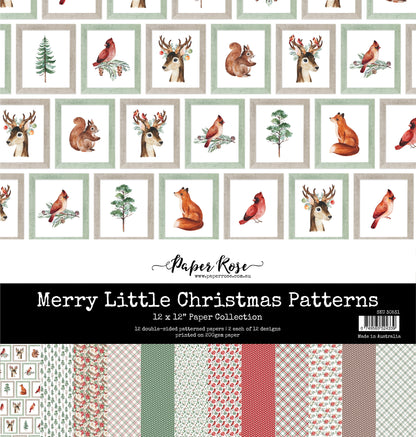 Joyeux Noël petits motifs Collection de papiers 30,5x30,5 cm 30531