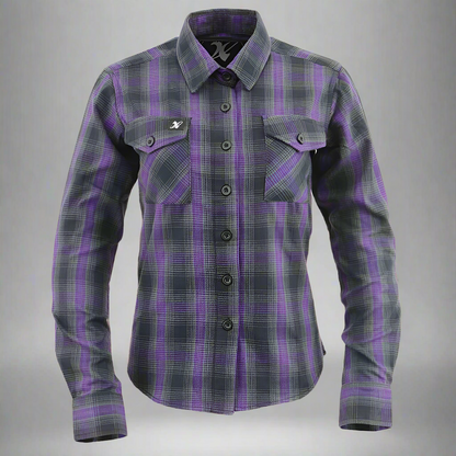 Milwaukee Leather Women's Armoured Plaid Shirt