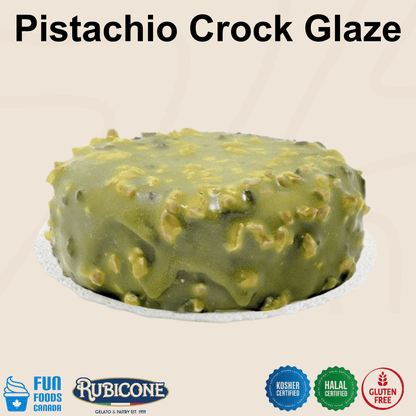 Glaçage croquant à la pistache – Seau de 3 kg – Boulangerie et pâtisserie – Rubicone Canada – Livraison gratuite partout au Canada pour les commandes de plus de 199 CAD