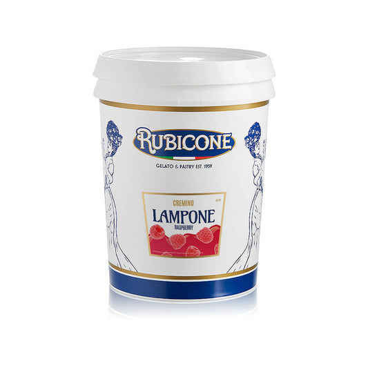 Raspberry Spreadable Filling Cream - Cremino Raspberry - 5 KG Bucket - Rubicone Canada - Ships Free Within Canada on Orders Above CAD $199