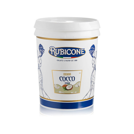 Coconut Spreadable Filling Cream - Cremino Coconut - 5 KG Bucket - Rubicone Canada - Ships Free Within Canada on Orders Above CAD $199