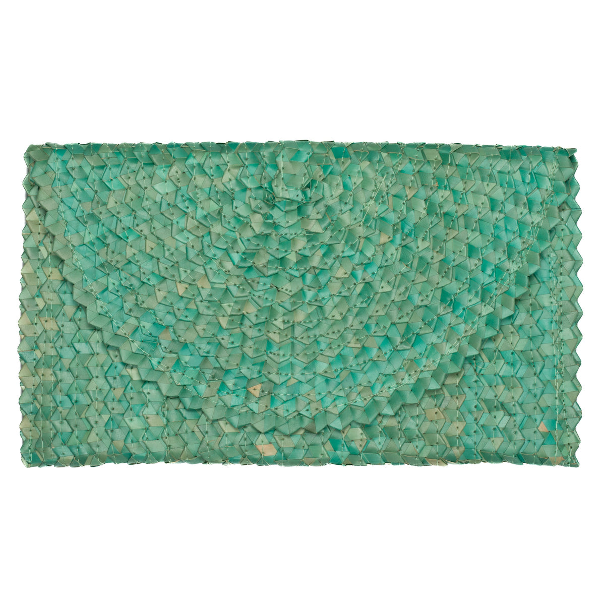Pandan Leaf Clutch Purse - Teal