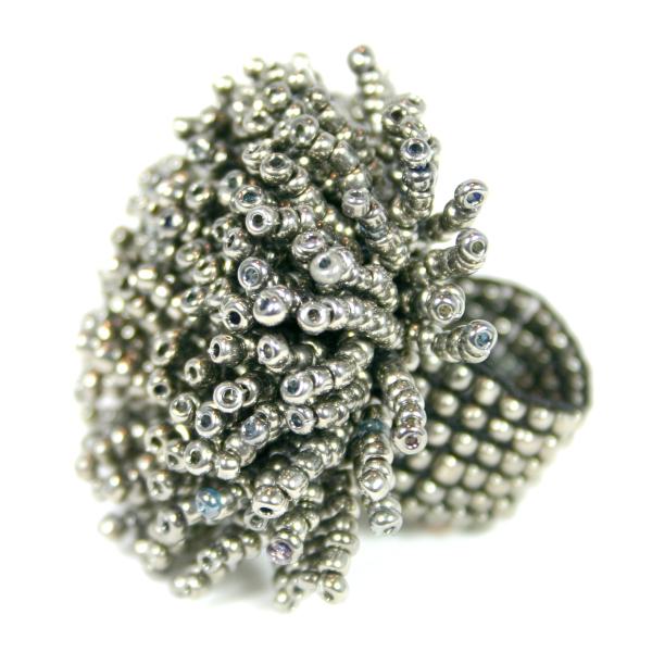 Beaded Urchin Ring