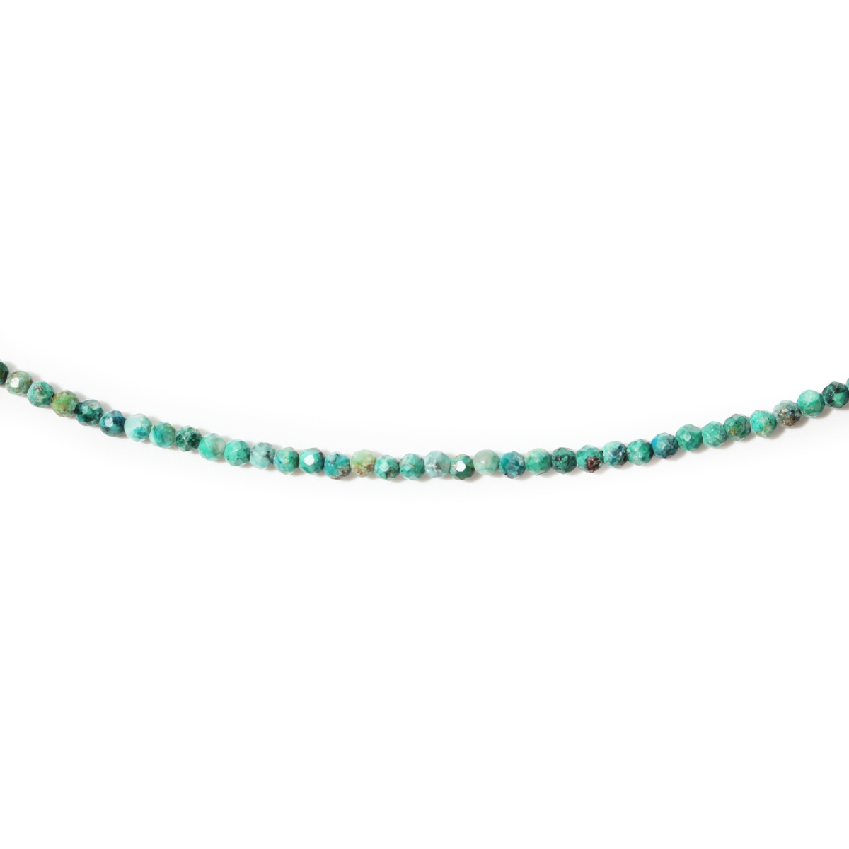 Chrysocolla Bead Necklace - 2-3mm