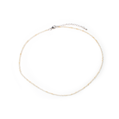 Citrine Bead Necklace - 2-3mm (Enhanced)