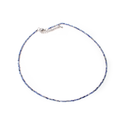 Sodalite Bead Necklace - 2-3mm