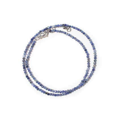 Sodalite Bead Necklace - 2-3mm
