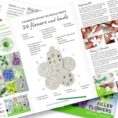 Moule en silicone Flower Pro Ultimate Filler Flowers