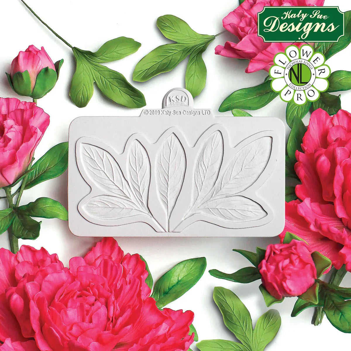 Moule en silicone Feuilles de Pivoine Flower Pro