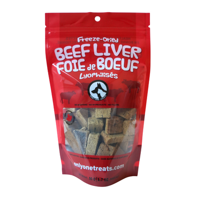Foie de bœuf lyophilisé 50g