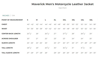 Open Road Men's Maverick Leather Motorcycle Jacket