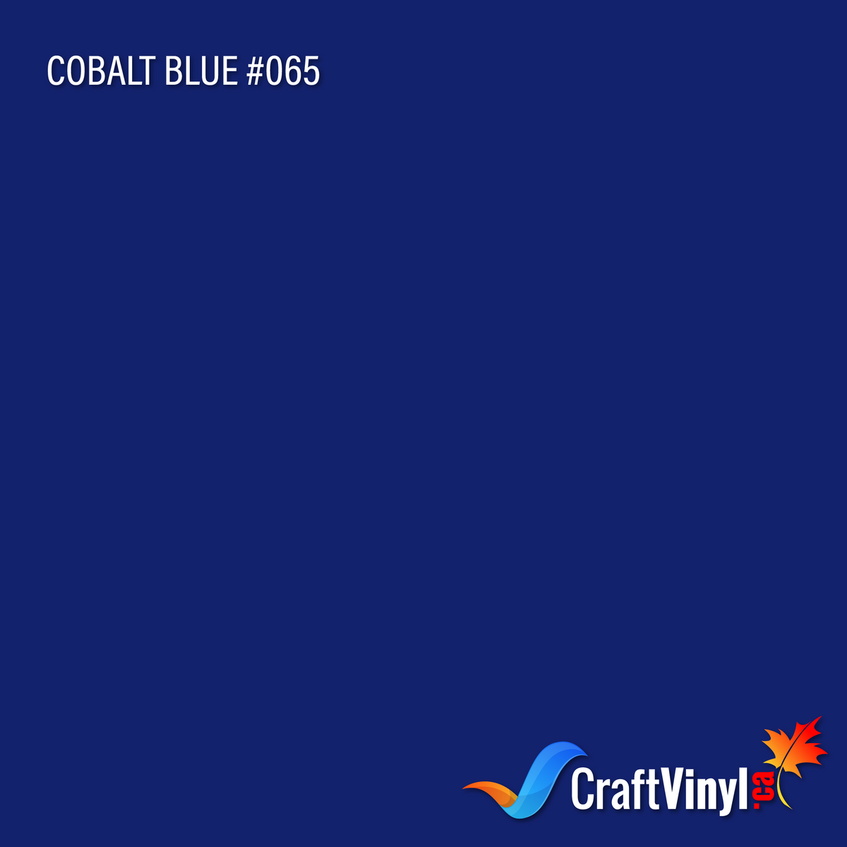 Oracal 651 Glossy Cobalt Blue Vinyl #065 12''x5ft