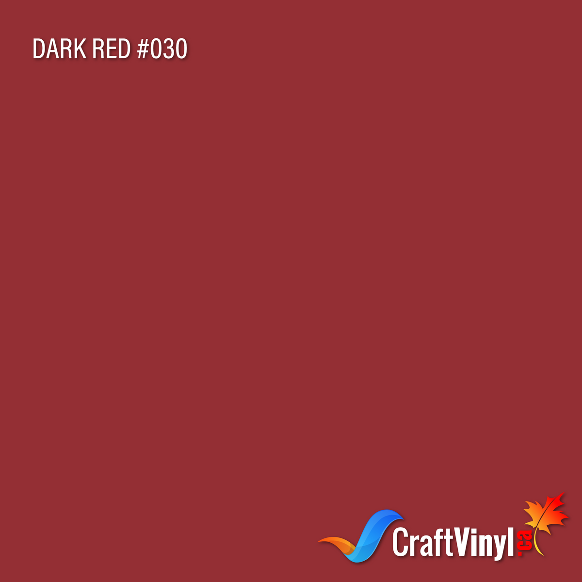 Oracal 651 Glossy Dark Red Vinyl #030 12'' x 5ft