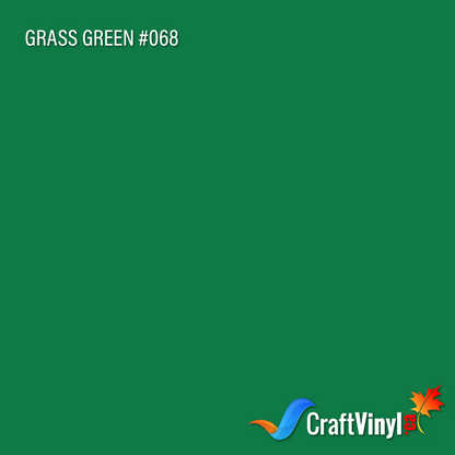 Oracal 651 Glossy Grass Green Vinyl  #068 sheets and rolls