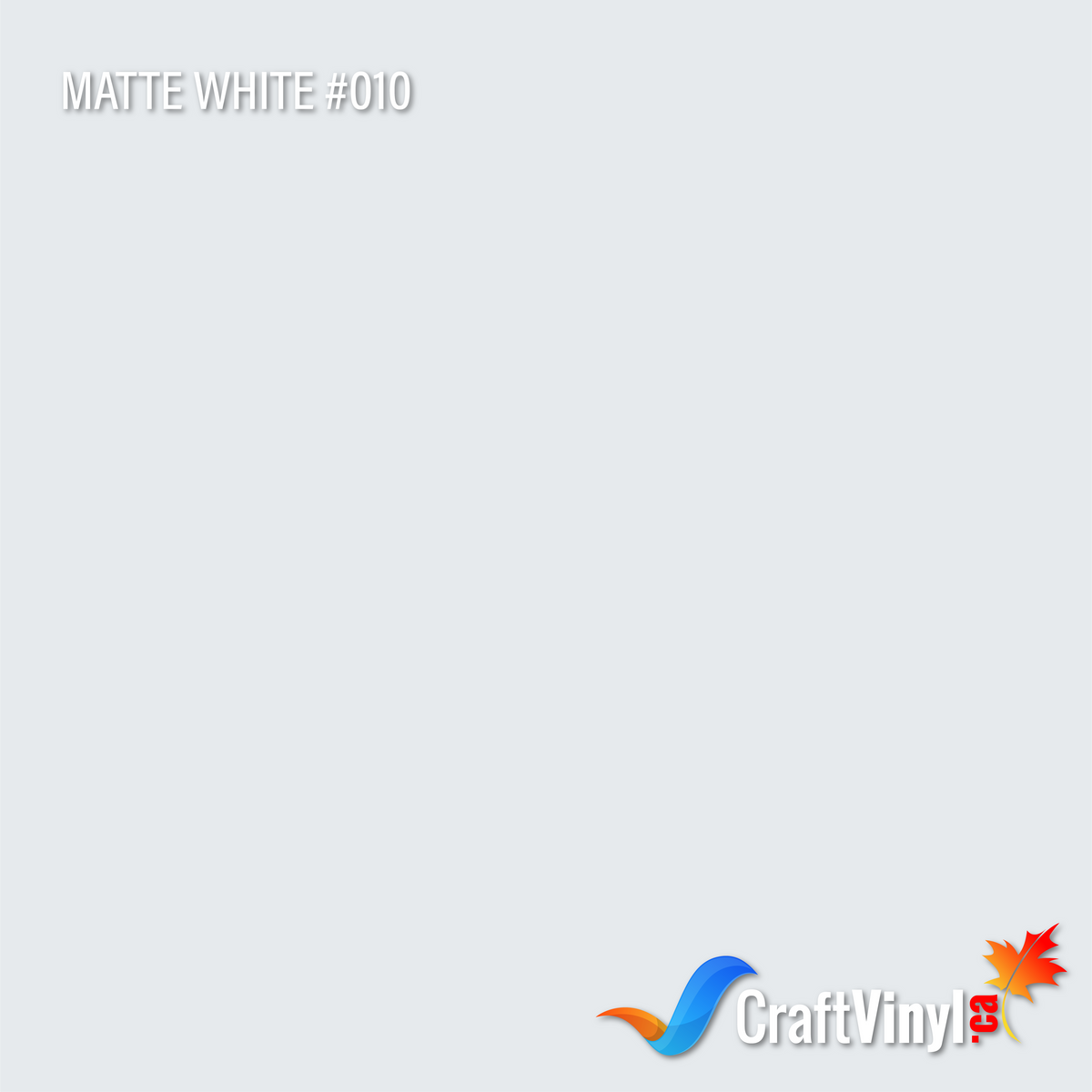 Oracal 651 Matte White #010 12'' x 5ft