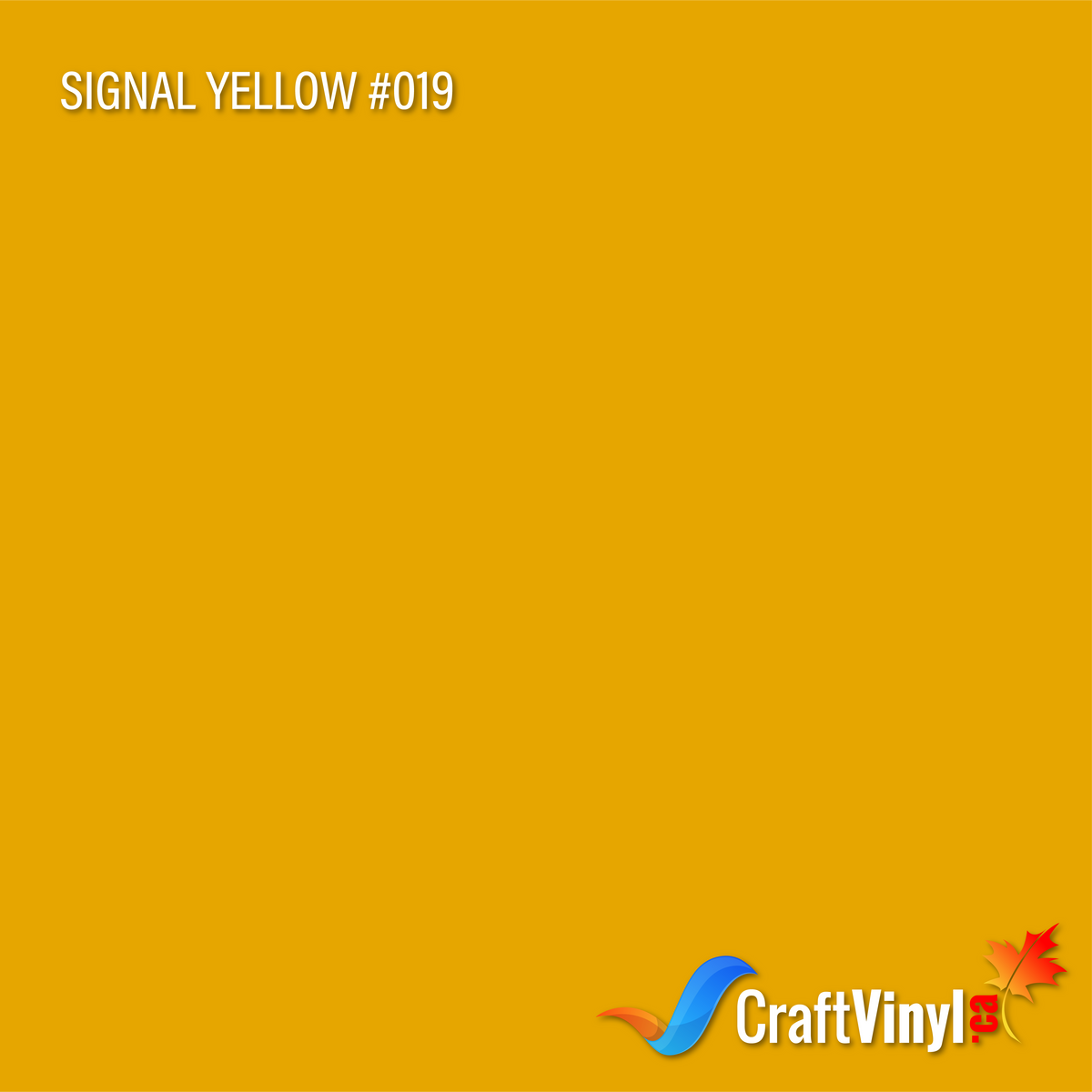 Oracal 651 Glossy Signal Yellow #019sheets and rolls