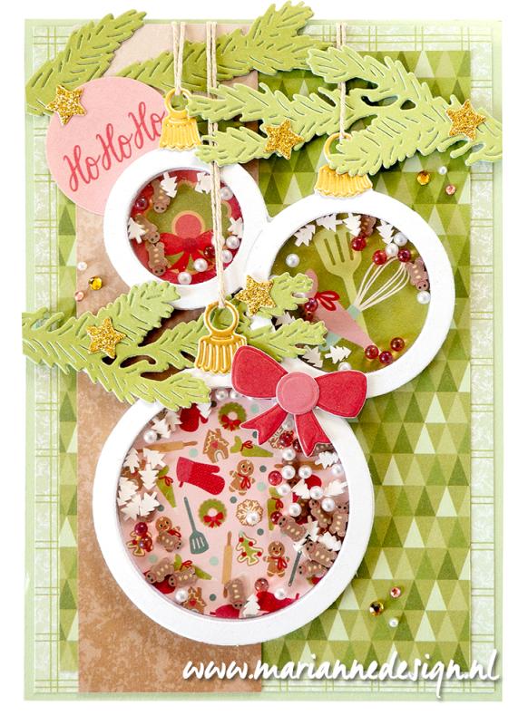 Bloc de papier A4 Marianne Design - Christmas Bakery by Marleen