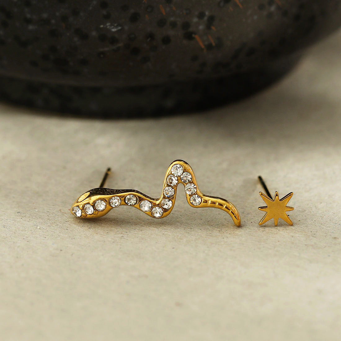 GAHIJI Lot de 2 paires de boucles d'oreilles clous
