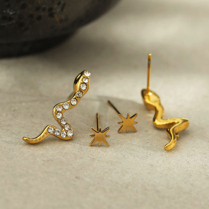 GAHIJI Lot de 2 paires de boucles d'oreilles clous
