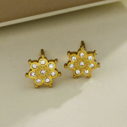 Modèle AGNES : Puces d'oreilles en zircone « Be a Star »