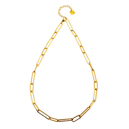 CIRCE : Collier contemporain combiné long et court en trombones