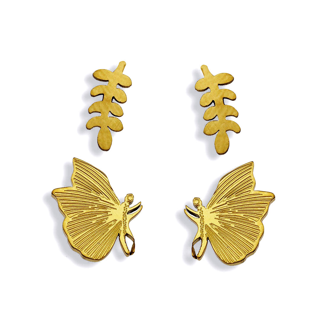Lot de 2 paires de boucles d'oreilles gratuites
