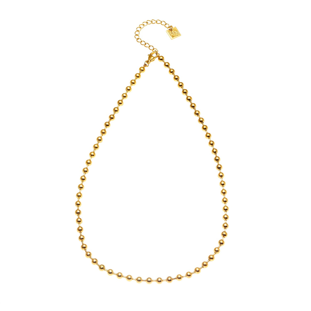 BROXLOV : Collier essentiel à chaîne billes pour le quotidien
