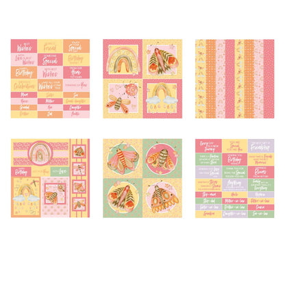 The Paper Boutique Perfect Partners - Embellissements Fancy Flutters 8 po x 8 po