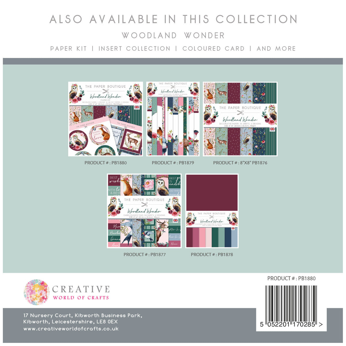 Kit de Papier La Boutique du Papier Woodland Wonder