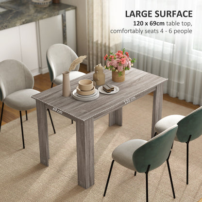 Spencer 47" Dining Table for 4-6 People-Light Grey