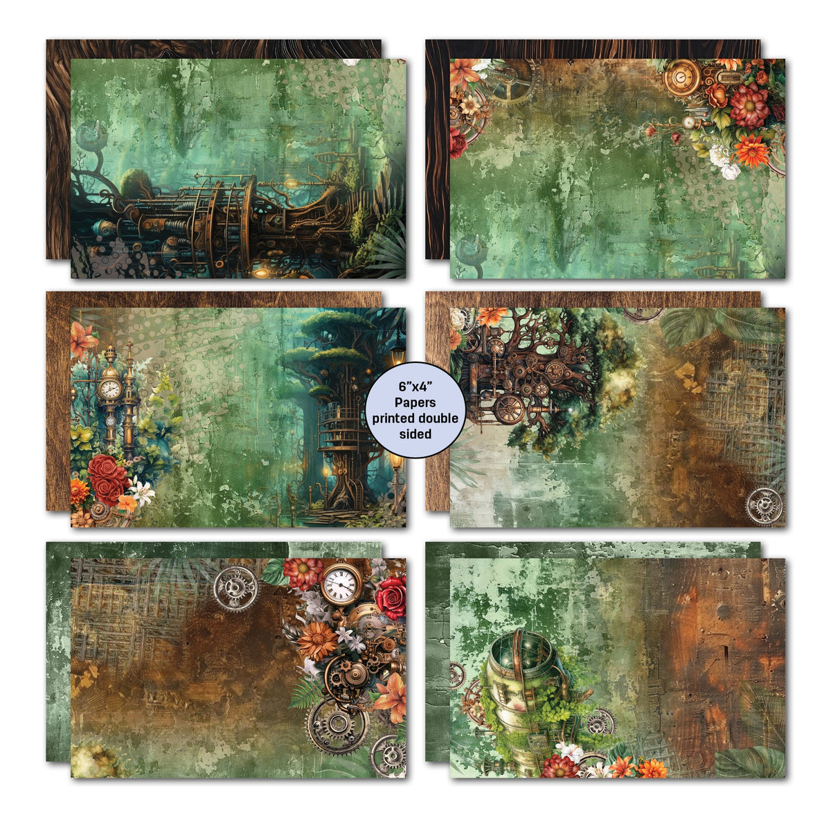 3Quarter Designs Punk'ed Forest 6x4 Card Pack