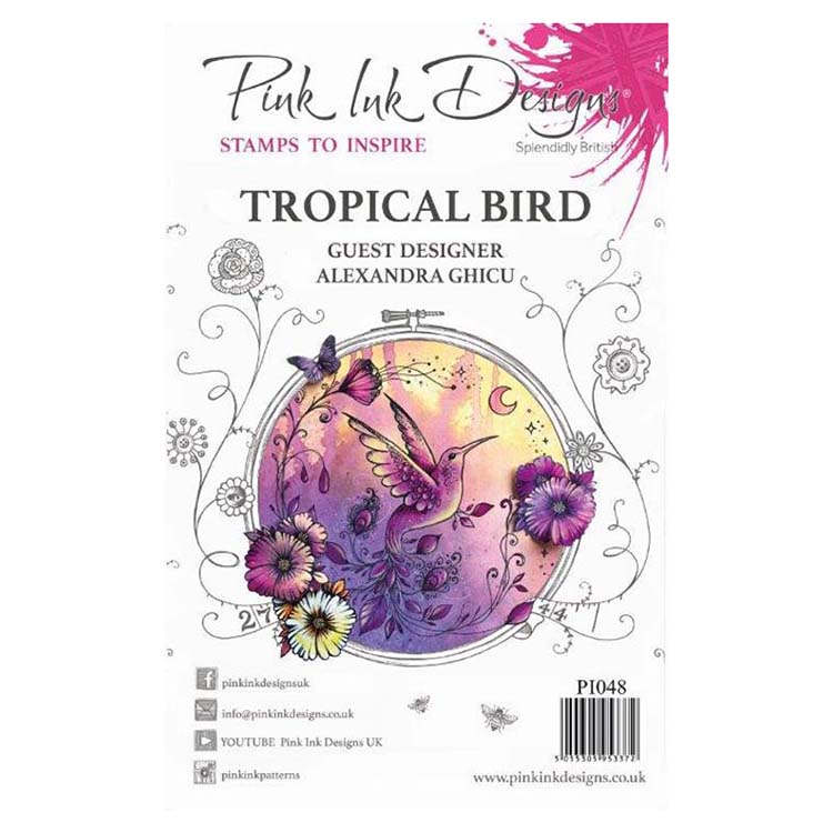 Pink Ink Designs Tampon transparent Oiseau tropical