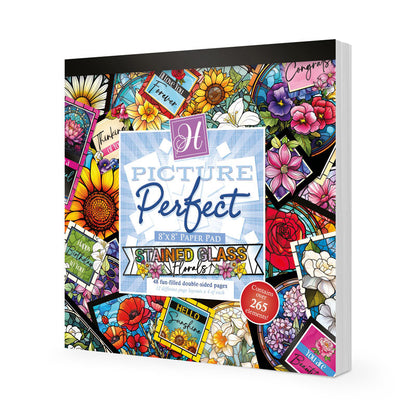 Bloc-notes Fleurs en vitrail