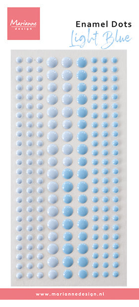 Marianne Design Points Émaillés - Bicolore Bleu Clair